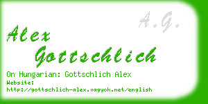 alex gottschlich business card